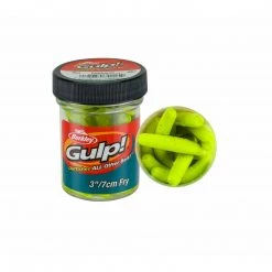 Silikonske Varalice Berkley Gulp 2.0 Fry 8cm Chartreuse - 1404404