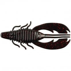 Silikonske Varalice Berkley Power Bait Craw Fatty 8cm Black Red Fleck 8pcs - 1457639