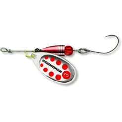 Metalne Varalice Varalica Cormoran Bullet Single Hook Silver Red Dots 3 7g