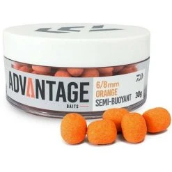 Hrana Za Ribe Daiwa Advantage Baits Semi Buoyant Orange 8/10mm
