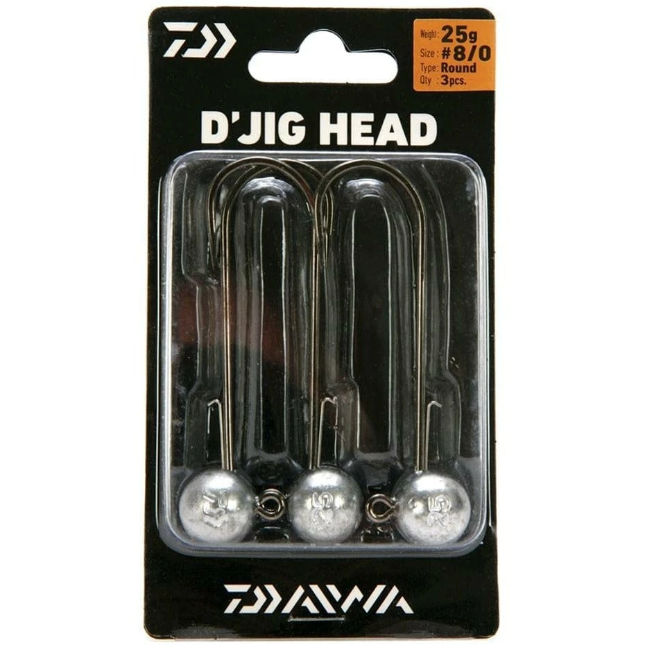 Jig Glave / Udice DAIWA D' Jig Head Round 3 Jig Glave / Udice DAIWA D' Jig Head Round