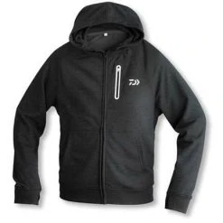 Odjeća I Obuća DAIWA D-Vec Hoodie Black With Zipper