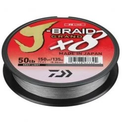 DAIWA J-Braid GRAND X8 135m Gray Light Najlon, Strune Sajle