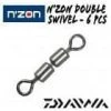 Ostali Sitni Pribor I Pračke DAIWA N'ZON DOUBLE SWIVEL SIZE 12