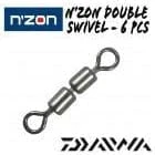 Ostali Sitni Pribor I Pračke DAIWA N'ZON DOUBLE SWIVEL SIZE 8