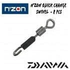 DAIWA N'ZON QUICK CHANGE SWIVEL SIZE 14 3 DAIWA N'ZON QUICK CHANGE SWIVEL SIZE 14