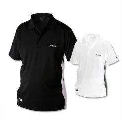 DAIWA Polo Shirt White/black