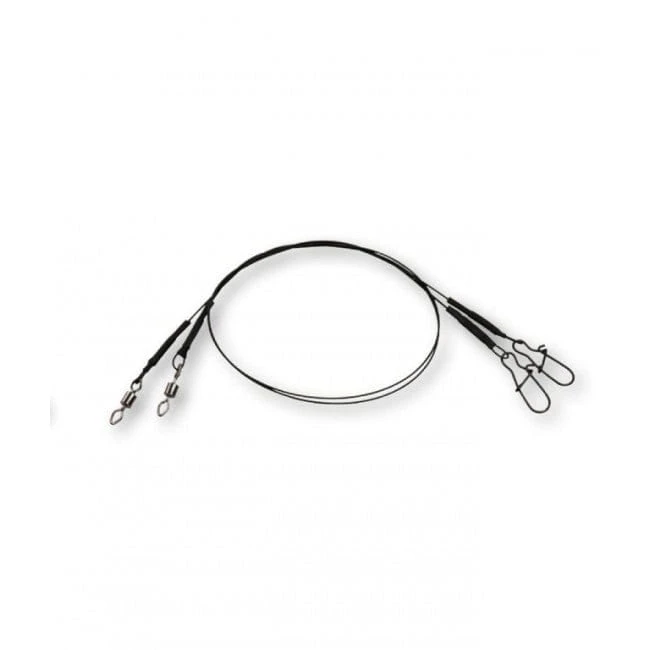 DAM EFFZETT Coated Core7 Spin Leader Black 30cm 3 DAM EFFZETT Coated Core7 Spin Leader Black 30cm