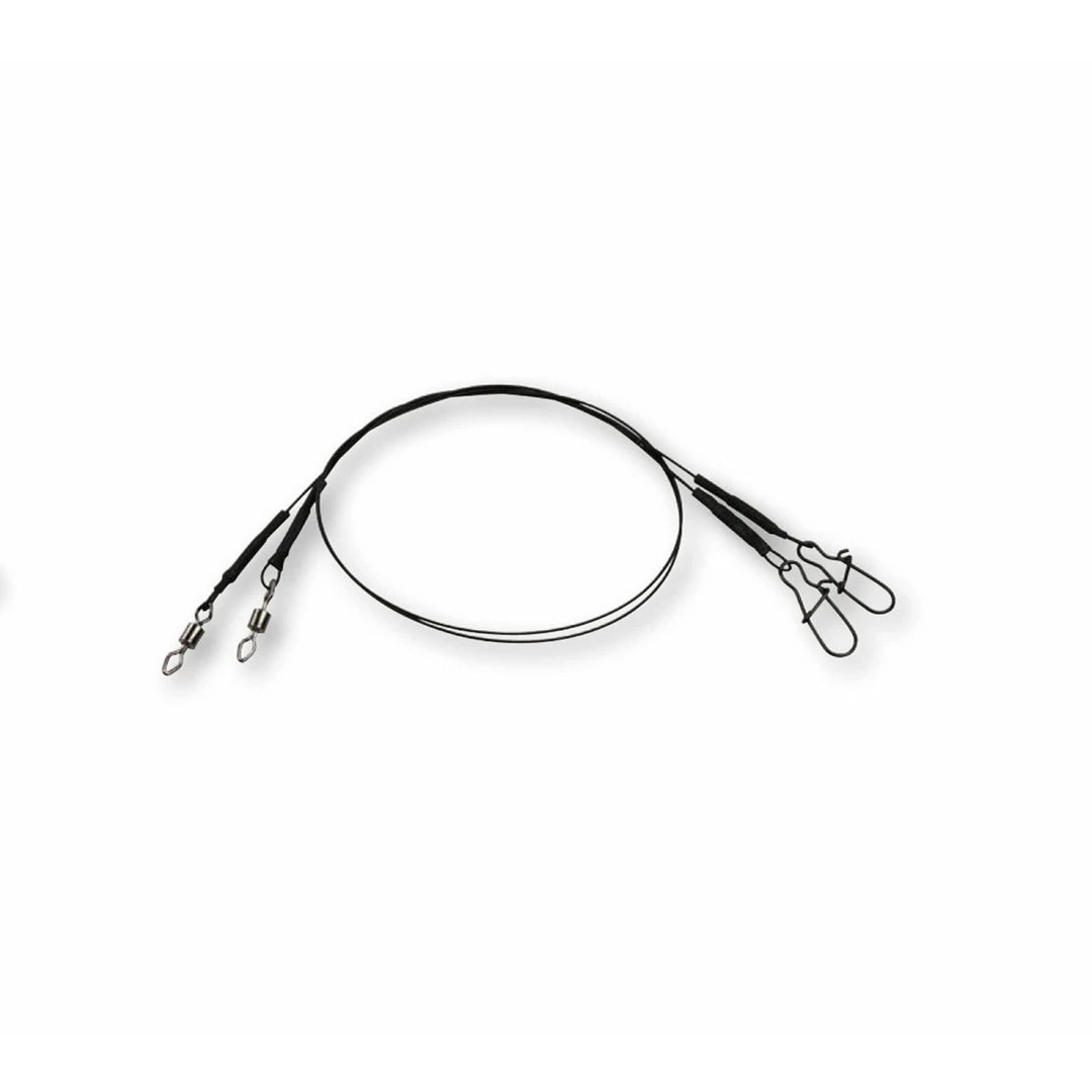 DAM EFFZETT Coated Core7 Sping Leader Black 40cm / 16kg / 2pcs Najlon, Strune Sajle 3 DAM EFFZETT Coated Core7 Sping Leader Black 40cm / 16kg / 2pcs Najlon, Strune Sajle