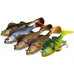 DAM Silikonske Varalice EFFZETT Natural Perch Paddle Tail 14cm 47g Roach
