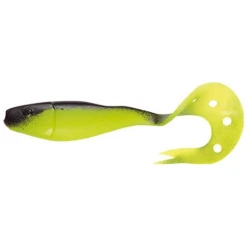 Delalande Sandra 9cm Yellow/Fluo Back Black Silikonske Varalice