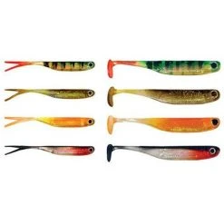 DRENNAN E-SOX Big Eye Fry Paddle Tail Mix Silikonske Varalice
