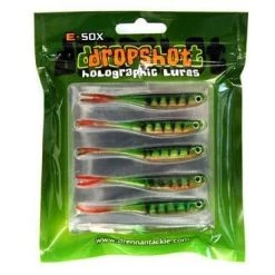 DRENNAN E-SOX Big Eye Fry Split Green Perch Silikonske Varalice