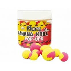 Dynamite Baits Pop Up Mamci Dynamite Bait Krill & Banana Fluro Two Tone Pop-Up 15mm