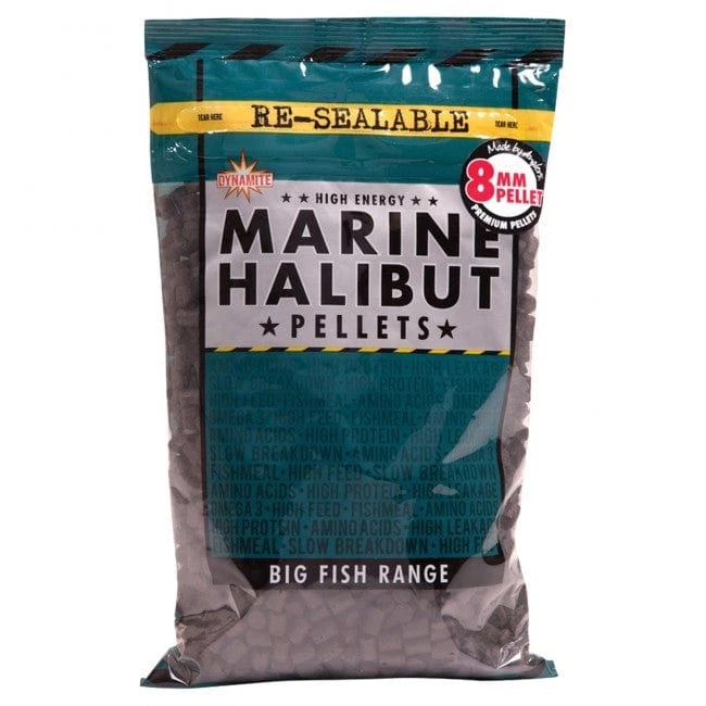 Pelete I Sjemenke Dynamite Baits Marine Halibut Pellets 8mm 900g 3 Pelete I Sjemenke Dynamite Baits Marine Halibut Pellets 8mm 900g