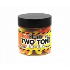 Pop Up Mamci Dynamite Baits Tutti Frutti & Pineapple 15mm FLuro Two Tone Pop Ups