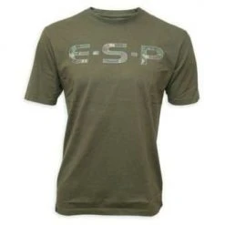 Odjeća I Obuća ESP T-Shirt Camo Logo Olive 2XL