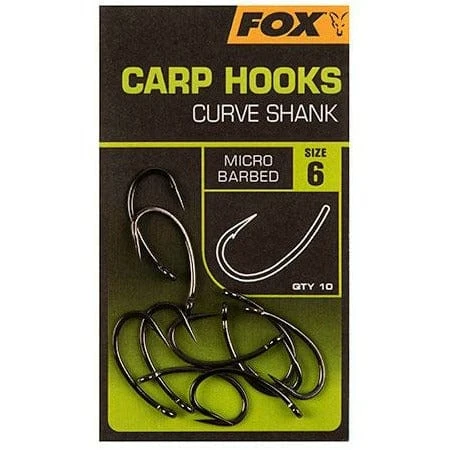 Udice FOX Carp Hooks Curve Shank 3 Udice FOX Carp Hooks Curve Shank