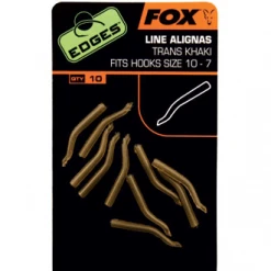 FOX Edges Line Aligner Hook Sz 10-7 Khaki X10 Elementi Za Sisteme