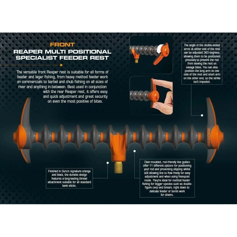 Roleri,držači,nastavci,bankstick Guru Front Reaper Rest 5 Roleri,držači,nastavci,bankstick Guru Front Reaper Rest