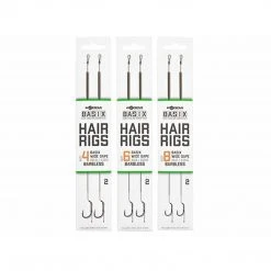Korda Basix Hair Rigs Wide Gape Barbless