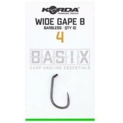 Udice Korda Basix Wide Gape Barbless