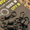 Korda Ring Swivel Size 8 - 8 Pcs