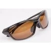 Odjeća I Obuća Korda Sunglasses Wraps Gloss Black/Brown Lens