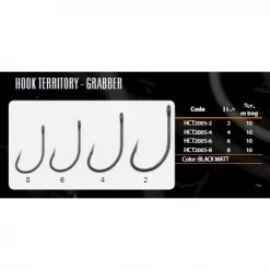 MIKADO Territory Teflon Coating Hook - Grabber