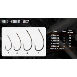 MIKADO Territory Teflon Coating Hook - Musa