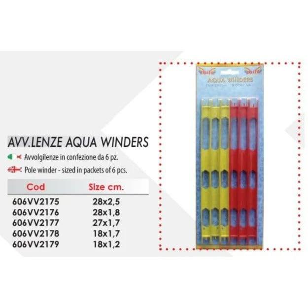 MILO Avvolgilenza Aqua Winders 6pc 3 MILO Avvolgilenza Aqua Winders 6pc