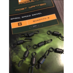 PB Products Spiral Speed Swivel 8 8pcs