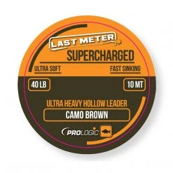 Materijal Za Predveze PROLOGIC Supercharged Hollow Leader 10m 40lbs Camo Brown