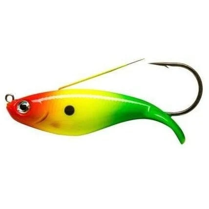Metalne Varalice Rapala Weedless Shad WSD08 RYGR ( Red Yellow Green ) 3 Metalne Varalice Rapala Weedless Shad WSD08 RYGR ( Red Yellow Green )