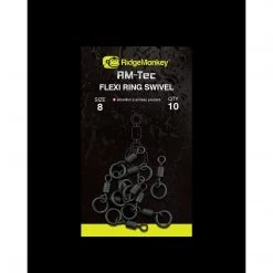 Ridge Monkey RM-Tec Flexi Ring Swivel Veličina 11 Elementi Za Sisteme