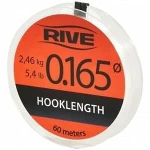 Udice I Najlon RIVE Hooklength Line 0.165 60m Transparent 3 Udice I Najlon RIVE Hooklength Line 0.165 60m Transparent
