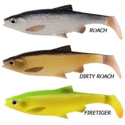 Savage Gear 3D LB Roach Paddletail 10cm 10g Firetiger Silikonske Varalice