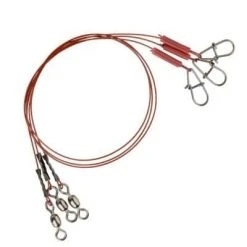 Savage Gear Blood49 Trace 30cm 0.48mm 11kg Swivel/Needle Snap 3pcs Najlon, Strune Sajle