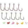 Savage Gear S1 Single Hook Red & DG 4/0 10pcs