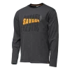 Odjeća Savage Gear Simply Savage Logo-Tee Long Sleeve L