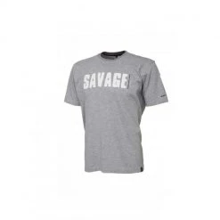 Odjeća Savage Gear Simply Savage Tee - Light Grey Melange