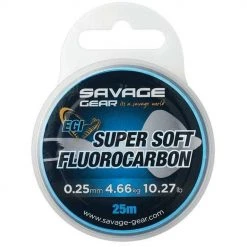 Savage Gear Super Soft Fluorocarbon EGI Pink Najlon, Strune Sajle