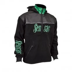 SENSAS CLUB 2 COLOUR SWEAT BLACK & GREEN