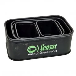 SENSAS Posude Za Mamce I Hranu, Kante, Sita EVA WORLD CHAMPION 5 IN 1 BOWL SET