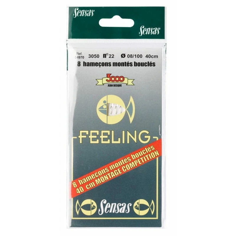 Udice I Najlon Sensas H To N Carded 40cm 3050 Bronze 3 Udice I Najlon Sensas H To N Carded 40cm 3050 Bronze