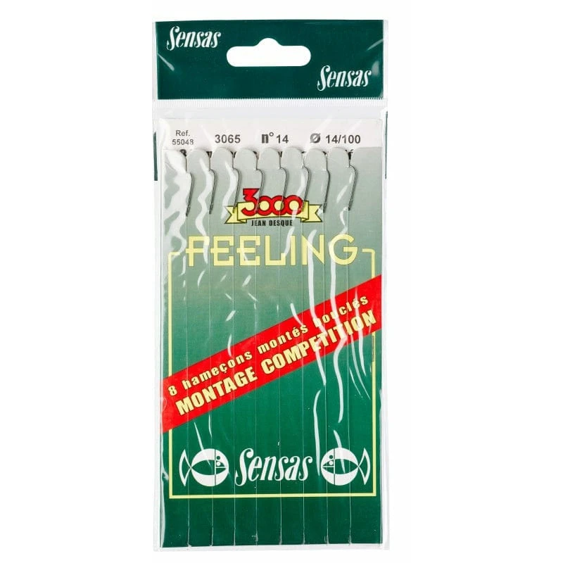 Udice I Najlon Sensas Hooks To Nylon 3065 Black 3 Udice I Najlon Sensas Hooks To Nylon 3065 Black