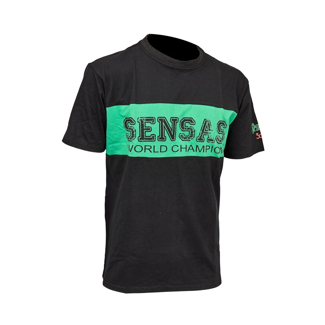 SENSAS T-SHIRT CLUB 2 COLOUR BLACK&GREEN 9 SENSAS T-SHIRT CLUB 2 COLOUR BLACK&GREEN