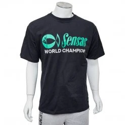 SENSAS Odjeća I Obuća T-SHIRT WORLD CHAMPION BLACK