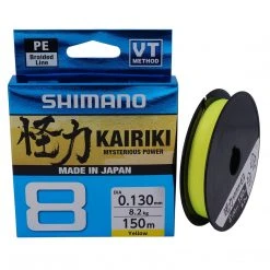 SHIMANO Kairiki 8 150m Yellow Najlon, Strune Sajle
