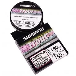 SHIMANO Line Trout Competition Fluoro 50m Grey